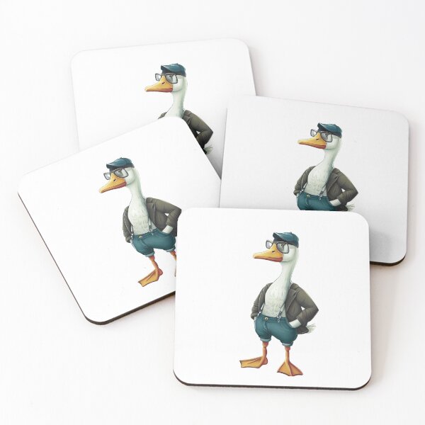 Item preview, Hipster Duck V6 designed and sold by HipsterAnimals.