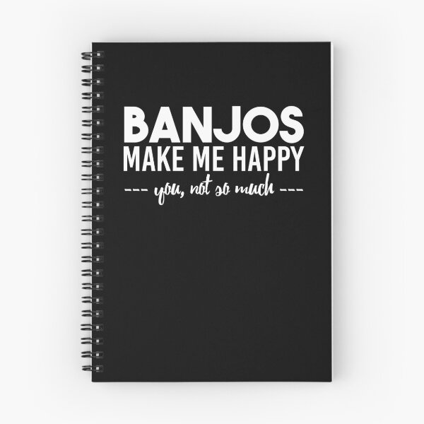 Item preview, Banjos Make Me Happy - Funny T-Shirt  designed and sold by 3familyllc.