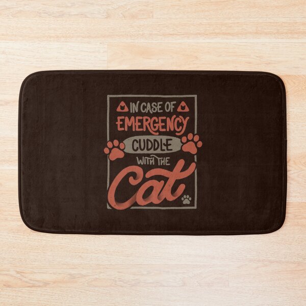 Item preview, In Case Of Emergency Cuddle With The Cat by Tobe Fonseca designed and sold by Tobe Fonseca®.