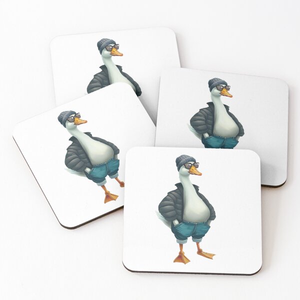 Item preview, Hipster Duck V7 designed and sold by HipsterAnimals.