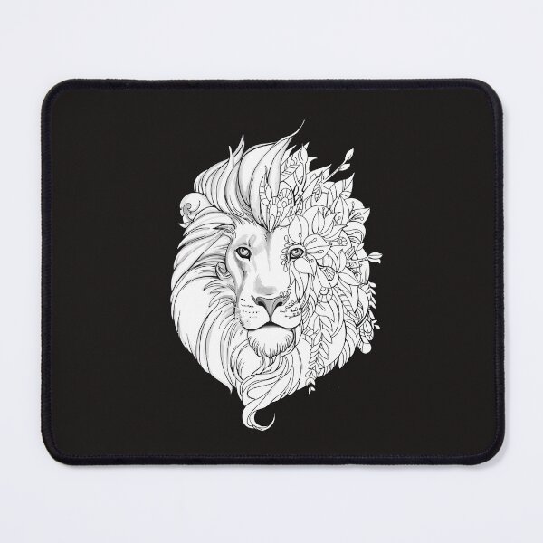 Item preview, Lioness head / flowers in relief designed and sold by LittleBital.