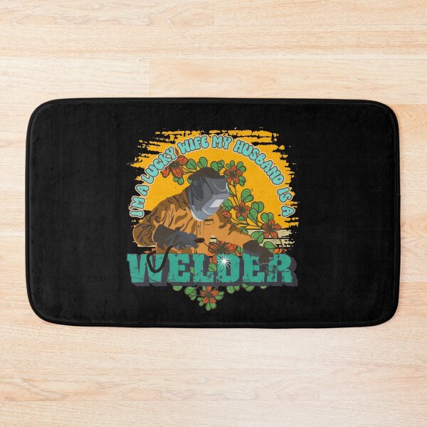 Item preview, I`m a lucky wife my husband is a welder gift for welders wife designed and sold by HomeCoquette.
