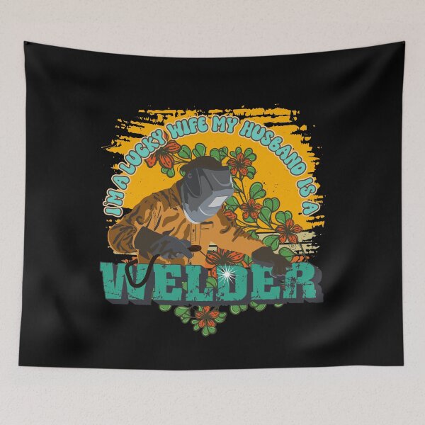Item preview, I`m a lucky wife my husband is a welder gift for welders wife designed and sold by HomeCoquette.