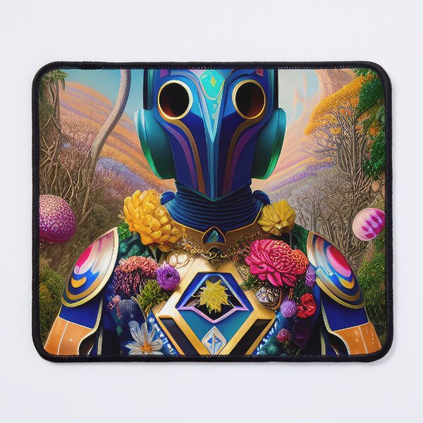Item preview, Robotic head with natural elements, illustration. designed and sold by HAKKI ARSLAN.