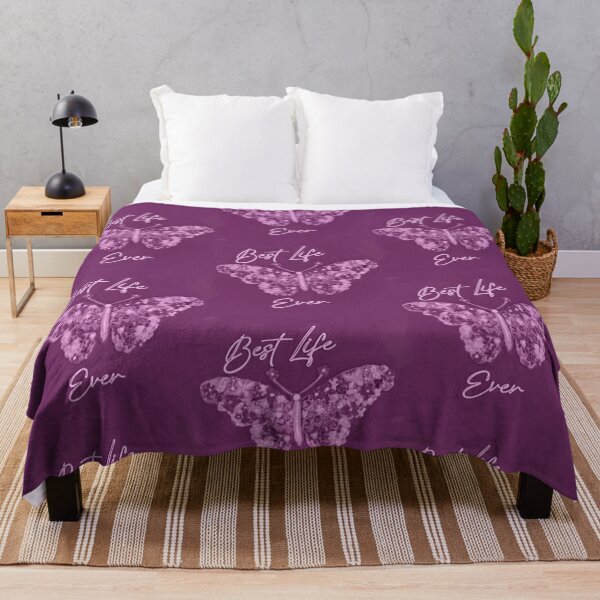 Item preview, Purple Best Life Ever Wild Flower Butterfly Framed Art, Etc  designed and sold by IvaRenee.