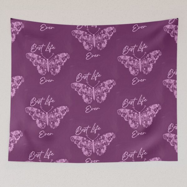 Item preview, Purple Best Life Ever Wild Flower Butterfly Framed Art, Etc  designed and sold by IvaRenee.