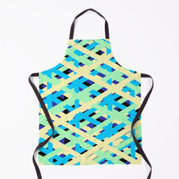 Item preview, Blue yellow green triangles  designed and sold by awsomepatterns.