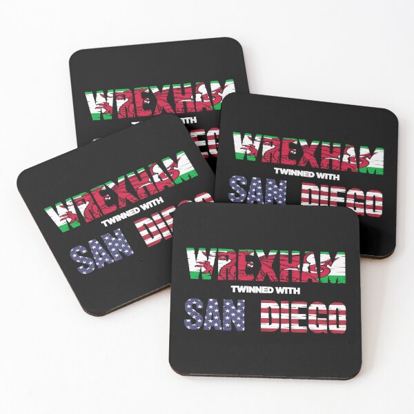 Item preview, WREXHAM SAN DIEGO WELSH AMERICAN FLAG WORDS designed and sold by Marni Scofidio Desi9ns.