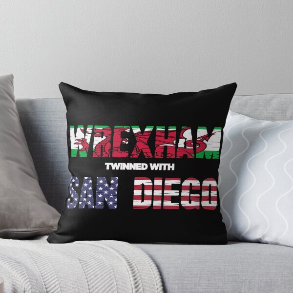 Item preview, WREXHAM SAN DIEGO WELSH AMERICAN FLAG WORDS designed and sold by Marni Scofidio Desi9ns.