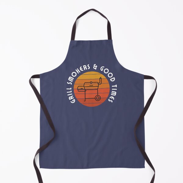 Item preview, Retro Sunburst BBQ Saying "Grill Smokers & Good Times" designed and sold by DansCookout.