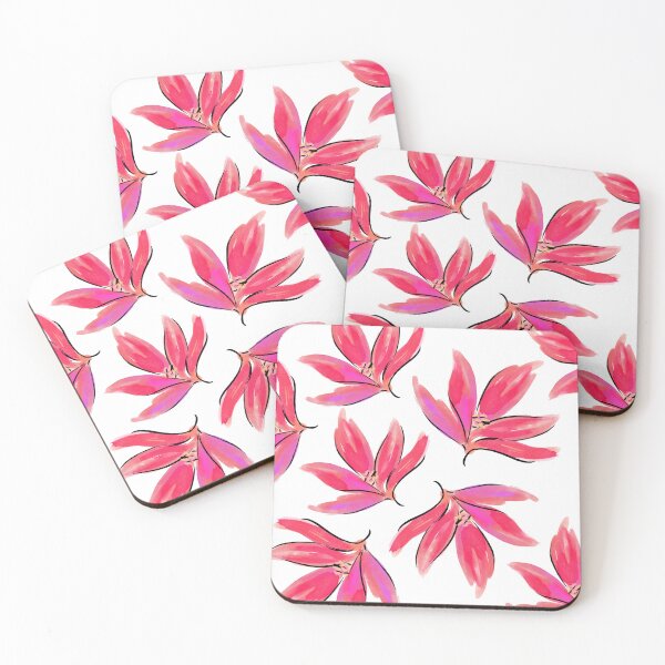 Item preview, Red exotic floral pattern     designed and sold by sunnylittle.