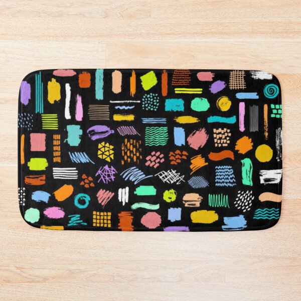 Item preview, Collection of colorful bright dry paint brush marker ink stokes textures. designed and sold by MTShoppingLine.