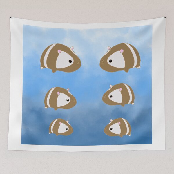 Item preview, Guinea pig blobs in the clouds designed and sold by AlpacaSparkles.