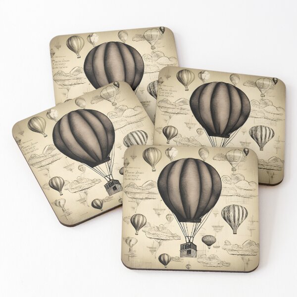 Item preview, Vintage Air Balloons, Pencil Sketch designed and sold by PC-artist.