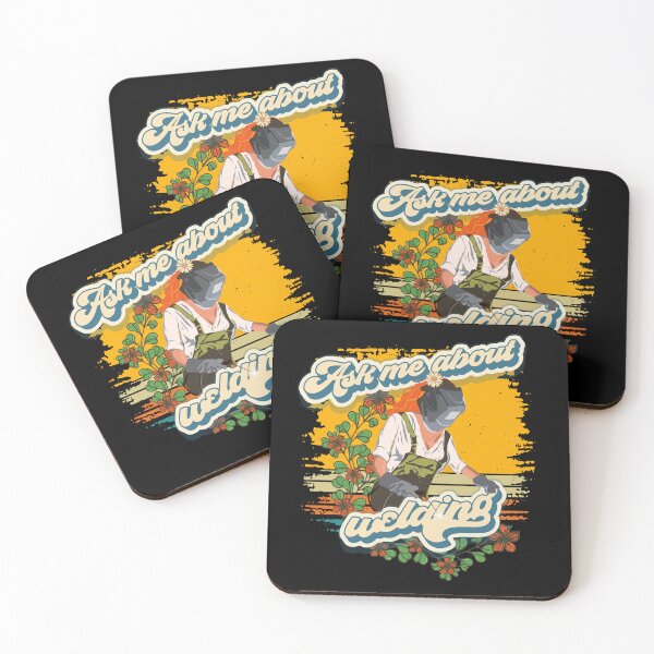 Item preview, Funny groovy quote welder girl sarcastic Ask me about welding designed and sold by HomeCoquette.