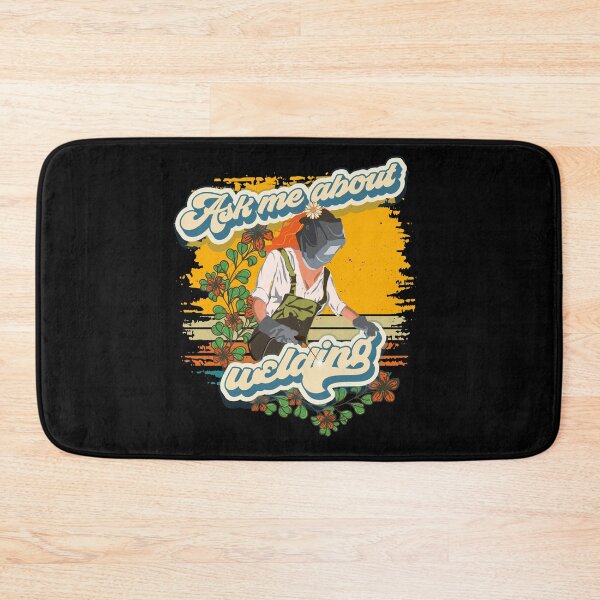 Item preview, Funny groovy quote welder girl sarcastic Ask me about welding designed and sold by HomeCoquette.