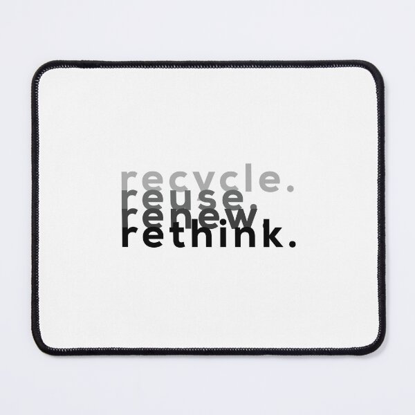 Item preview, recycle reuse renew rethink designed and sold by paediilart.