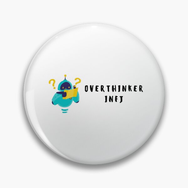 Item preview, Overthinker INFJ Robot Edition designed and sold by Lidia Lopez Sanchez.