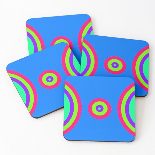 Item preview, SemiCircles on Blue  designed and sold by GEOMETRIC ART   .