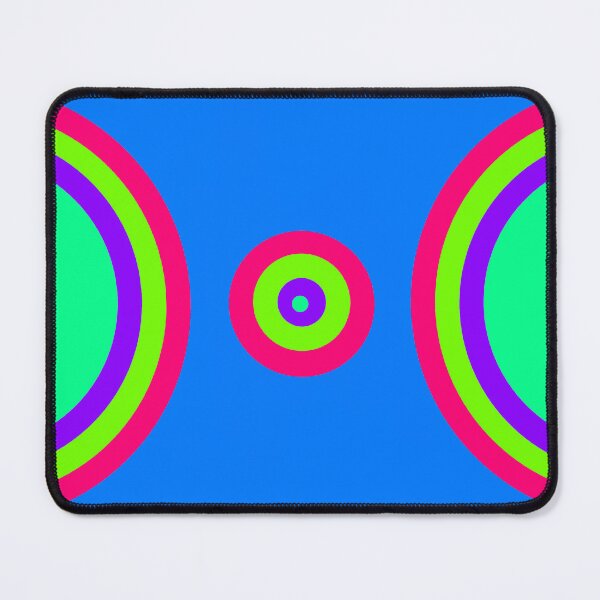 Item preview, SemiCircles on Blue  designed and sold by GEOMETRIC ART   .