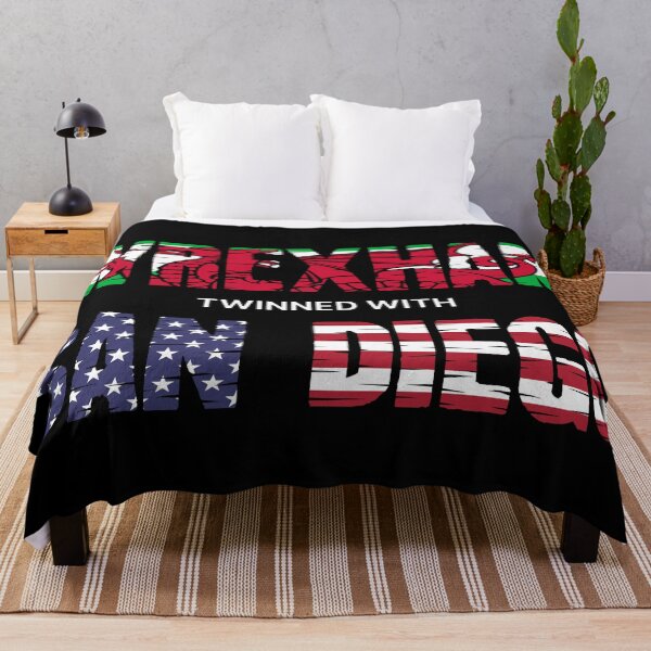 Item preview, WREXHAM SAN DIEGO WELSH AMERICAN FLAG WORDS designed and sold by Marni Scofidio Desi9ns.