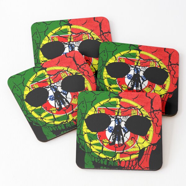 Item preview, Skull Flag of Portugal,halloween designed and sold by EpicMaps.