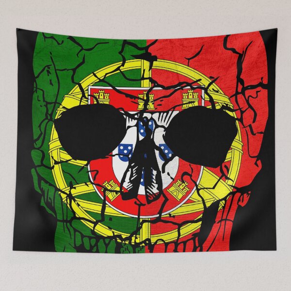 Item preview, Skull Flag of Portugal,halloween designed and sold by EpicMaps.