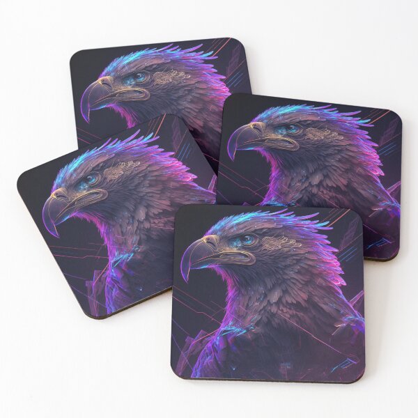 Item preview, Cyber Neon Eagle designed and sold by AxeWave.