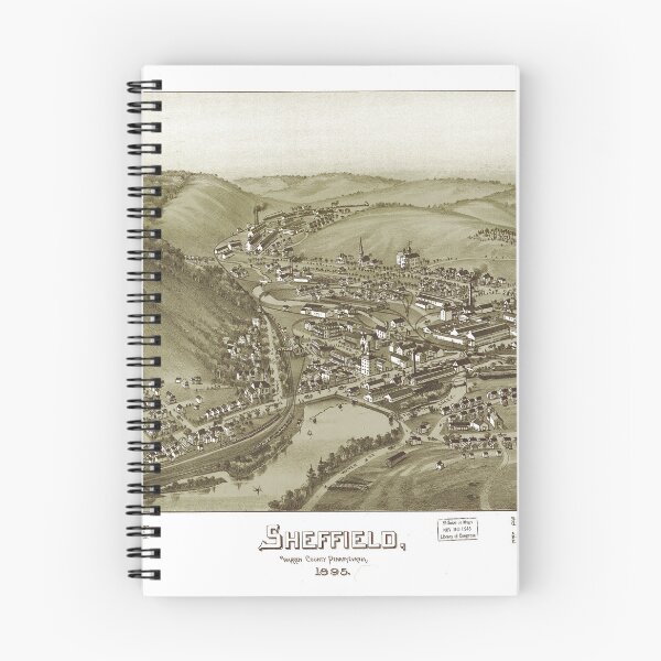 Item preview, Sheffield, Pennsylvania (1895) designed and sold by allhistory.