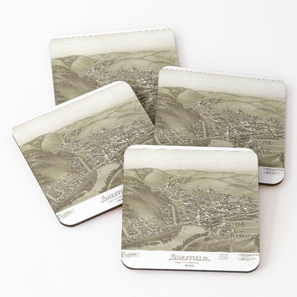 Item preview, Sheffield, Pennsylvania (1895) designed and sold by allhistory.