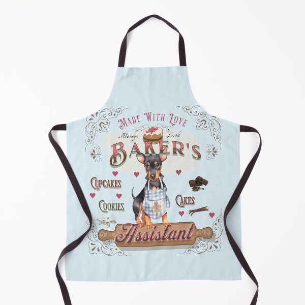 Item preview, Dog Doberman Baker's Assistant - Baking Buddy designed and sold by PositiveIdeas.