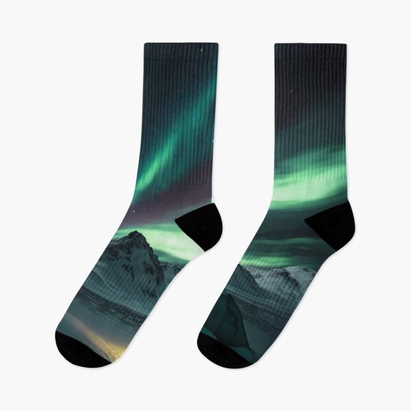 Item preview, Aurora Borealis Northern Lights/Space Night Sky/Planetary Landscap Art designed and sold by aiphotosart.