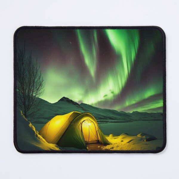 Item preview, Arctic Circle Aurora/Star Cluster Sky/Interstellar Cosmos Art/ Polar Lights/Space Station Orbit/Spacewalk Adventure designed and sold by aiphotosart.