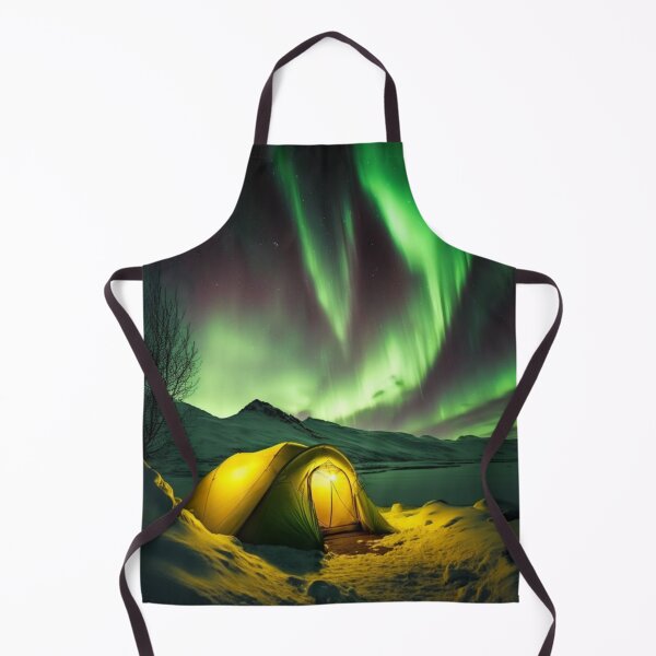 Item preview, Arctic Circle Aurora/Star Cluster Sky/Interstellar Cosmos Art/ Polar Lights/Space Station Orbit/Spacewalk Adventure designed and sold by aiphotosart.