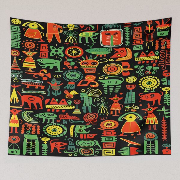 Item preview, Colorful patterns reminiscent of the Igbo culture designed and sold by ColorDesign38.