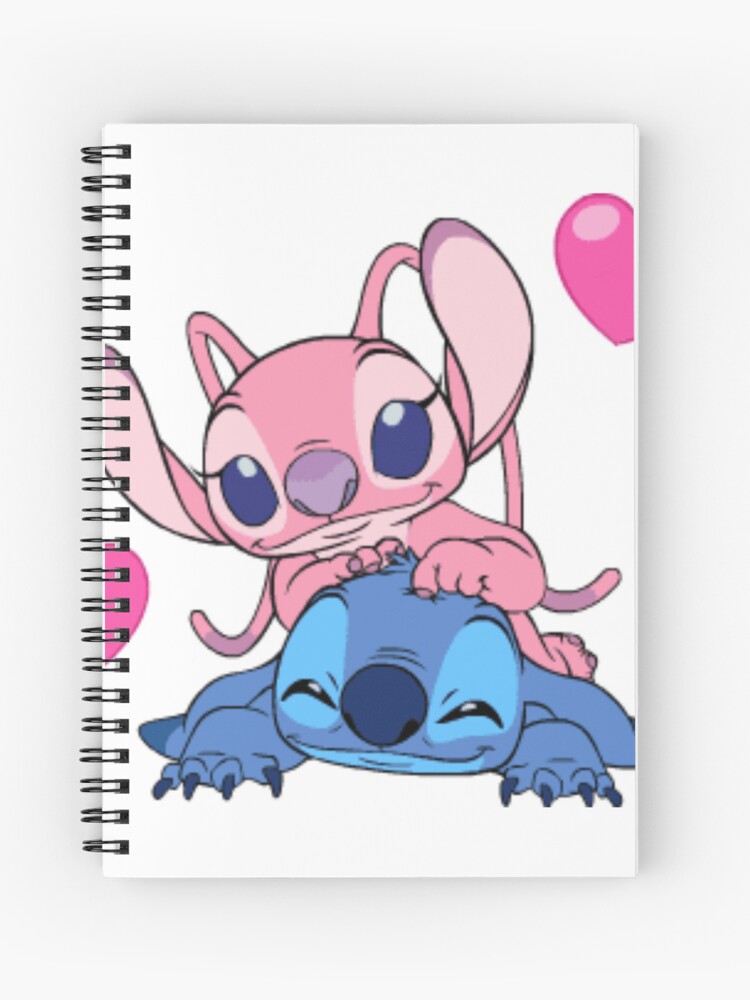 Copy of Stitch & Angel | Spiral Notebook