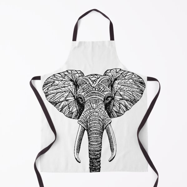 Item preview, Elephant head graphics designed and sold by HistHero.