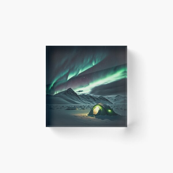 Item preview, Northern Hemisphere Aurora/Deep Space Skyline/Interstellar Art designed and sold by aiphotosart.