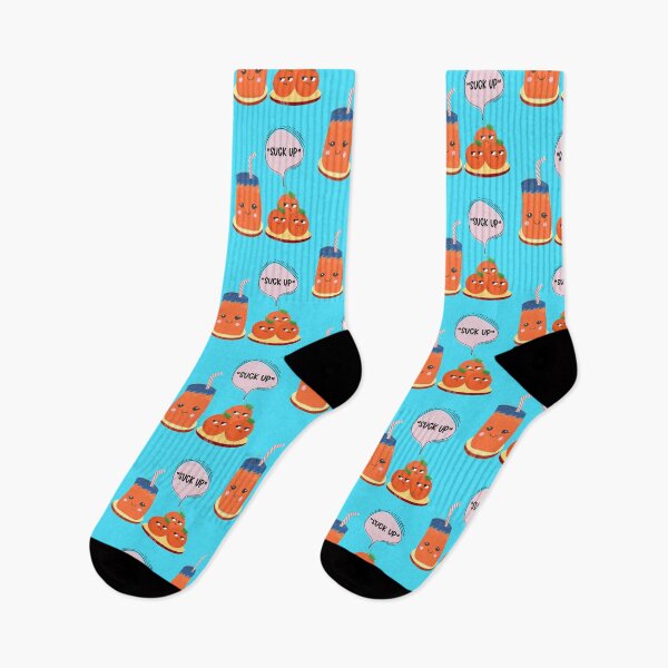 Item preview, Orange Juice Lovers Suck Up Comic Fruit Puns Funny Oranges designed and sold by Renata Illustrata.