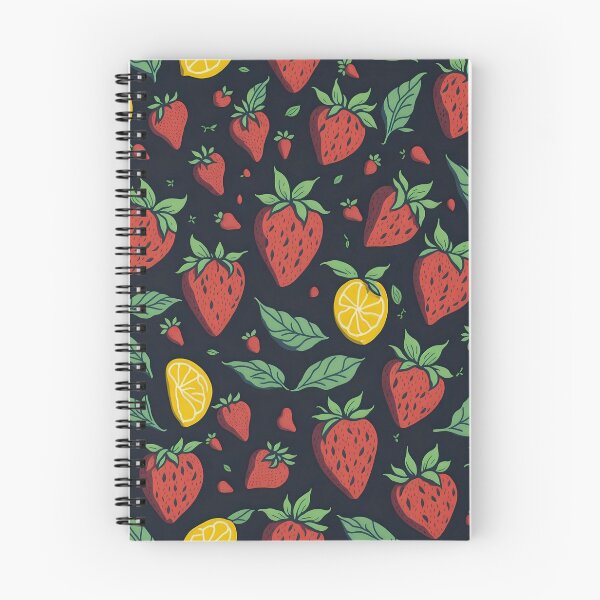 Item preview, Lemons and Strawberries Pattern designed and sold by CinEmmaDesign.