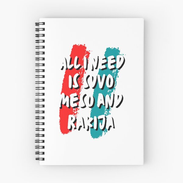 Item preview, All I Need Is Suvo Meso And Rakija Classic  designed and sold by KiyahBacon.