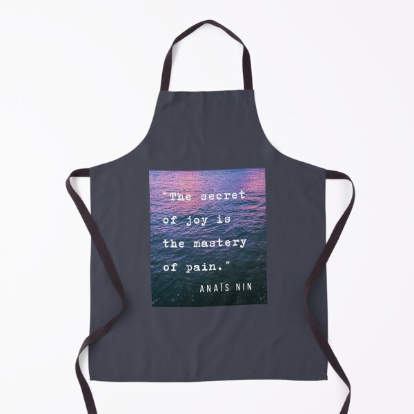 Item preview, Sea and Anaïs Nin quote: The secret of joy is the mastery of pain. designed and sold by artbleed.