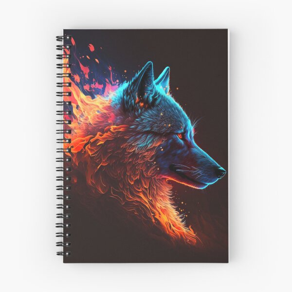 Item preview, Cyber Fire Wolf designed and sold by AxeWave.