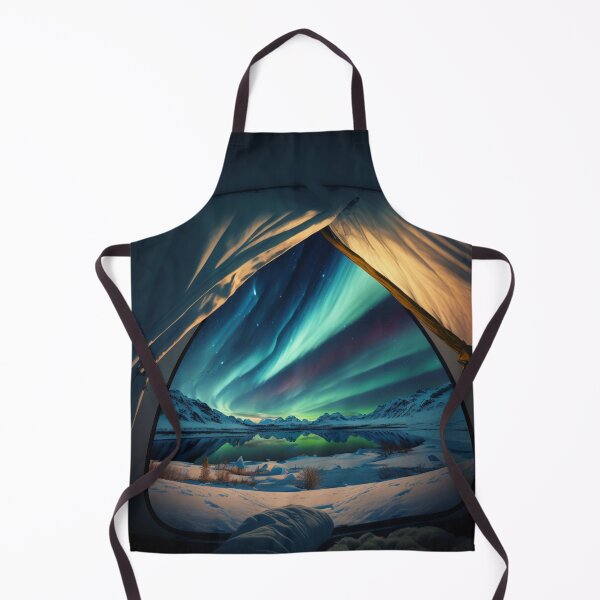 Item preview, Aurora Borealis Reflections/Arctic Ocean/Interstellar Cosmos Art designed and sold by aiphotosart.