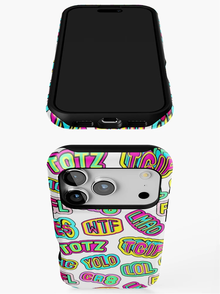 Thumbnail 3 of 4, iPhone Case, Patch pattern #1 designed and sold by InnaPoka.