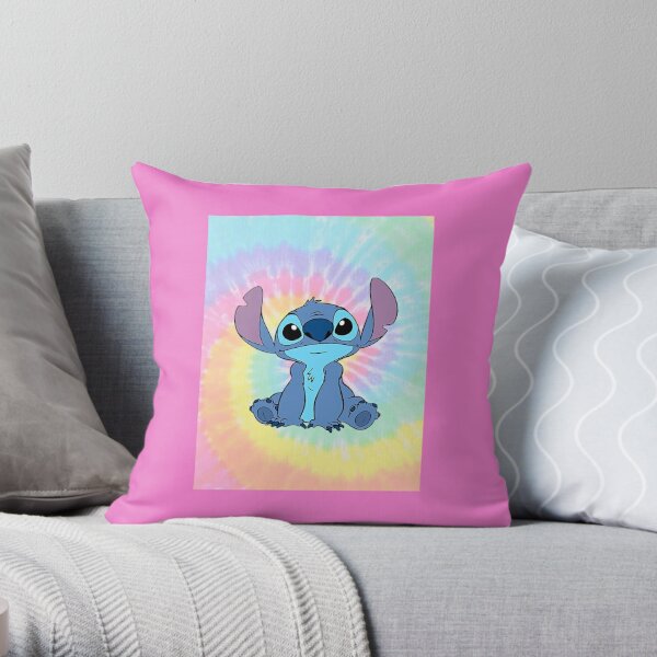 Disney Stitch Weird But Cute Decorative Throw Toddler Pillow, Purple and Blue, Unisex