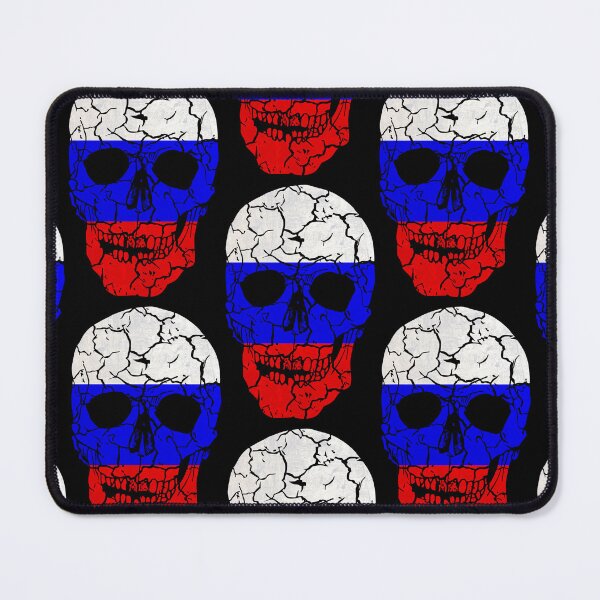 Item preview, Skull Flag of Russia,halloween designed and sold by EpicMaps.