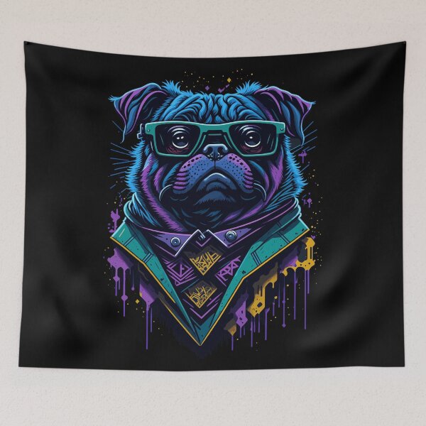 Item preview, Graffiti cyberpug designed and sold by GangBangGang.