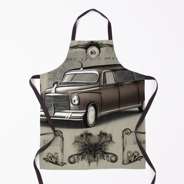 Item preview, Vintage Hearse, Pencil Sketch designed and sold by PC-artist.