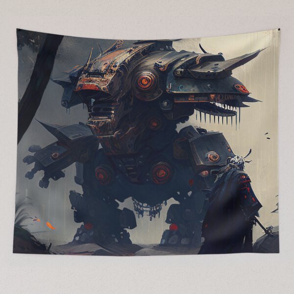 Item preview, Samurai Dreadnaught Walker designed and sold by Fenixprintworks.